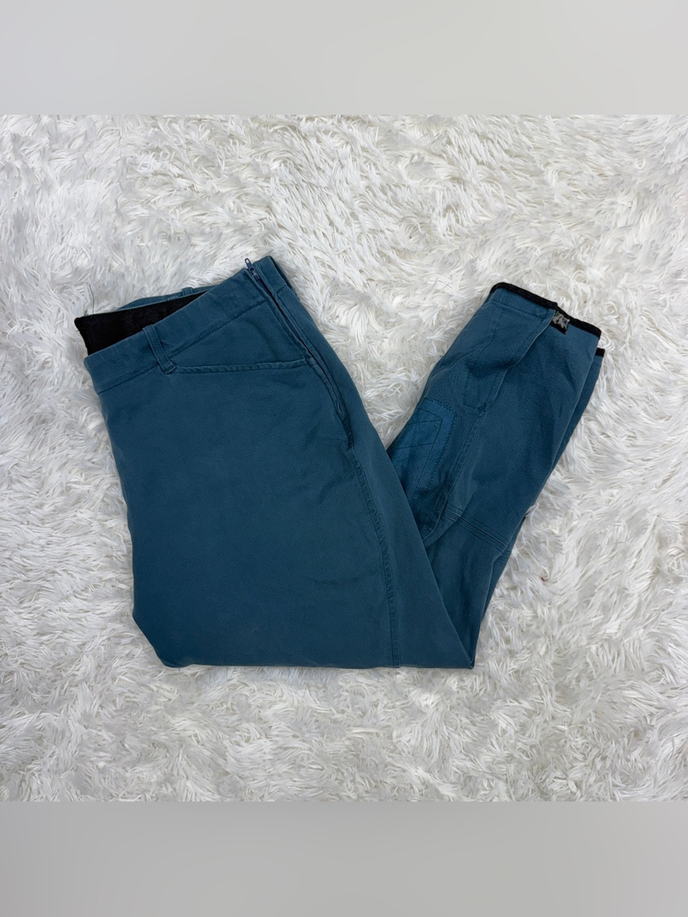 Women’s Size 34R Blue Tailored Sportsman Knee Patch Horseback Riding Breeches